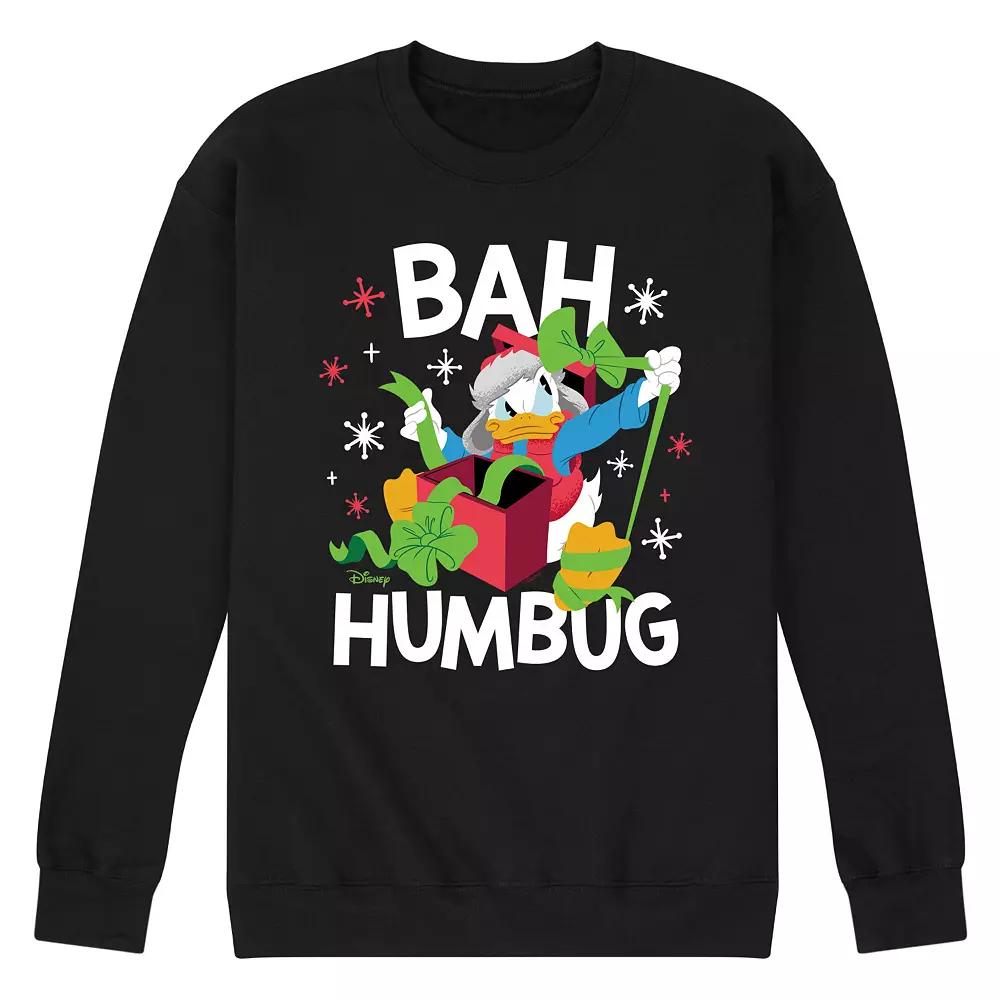 Disney's Men's Donald Duck Bah Humbug Fleece,  Product Image