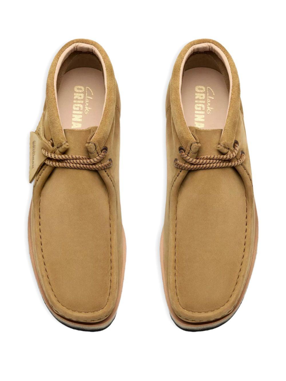 suede lace-up boots Product Image