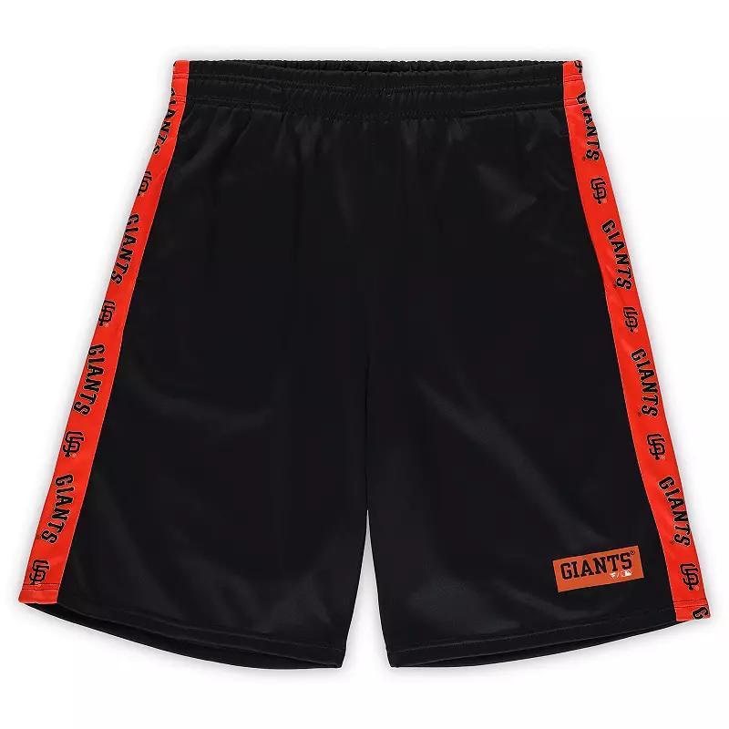 Men's Profile Black San Francisco Giants Big & Tall Fleece Shorts, Size: 2XB Product Image