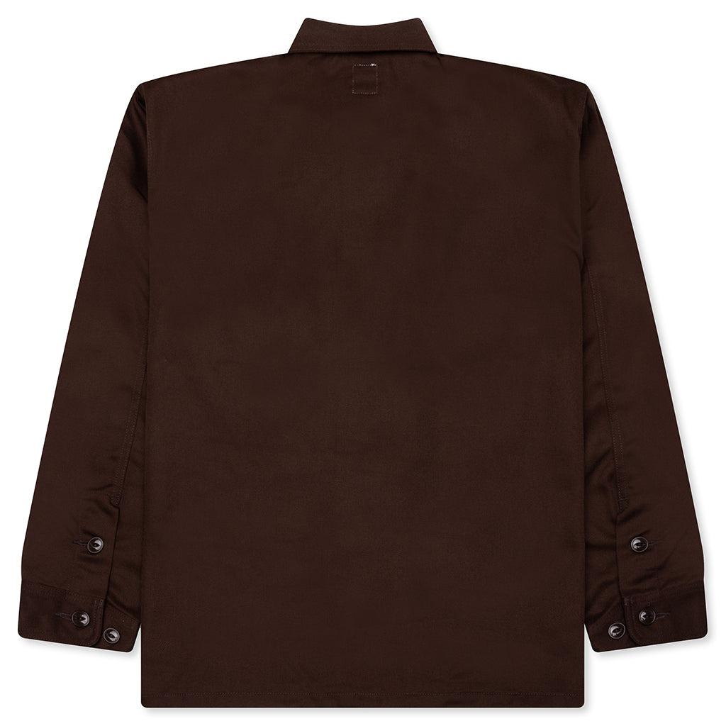 Smokey Twill Shirt - Brown Male Product Image