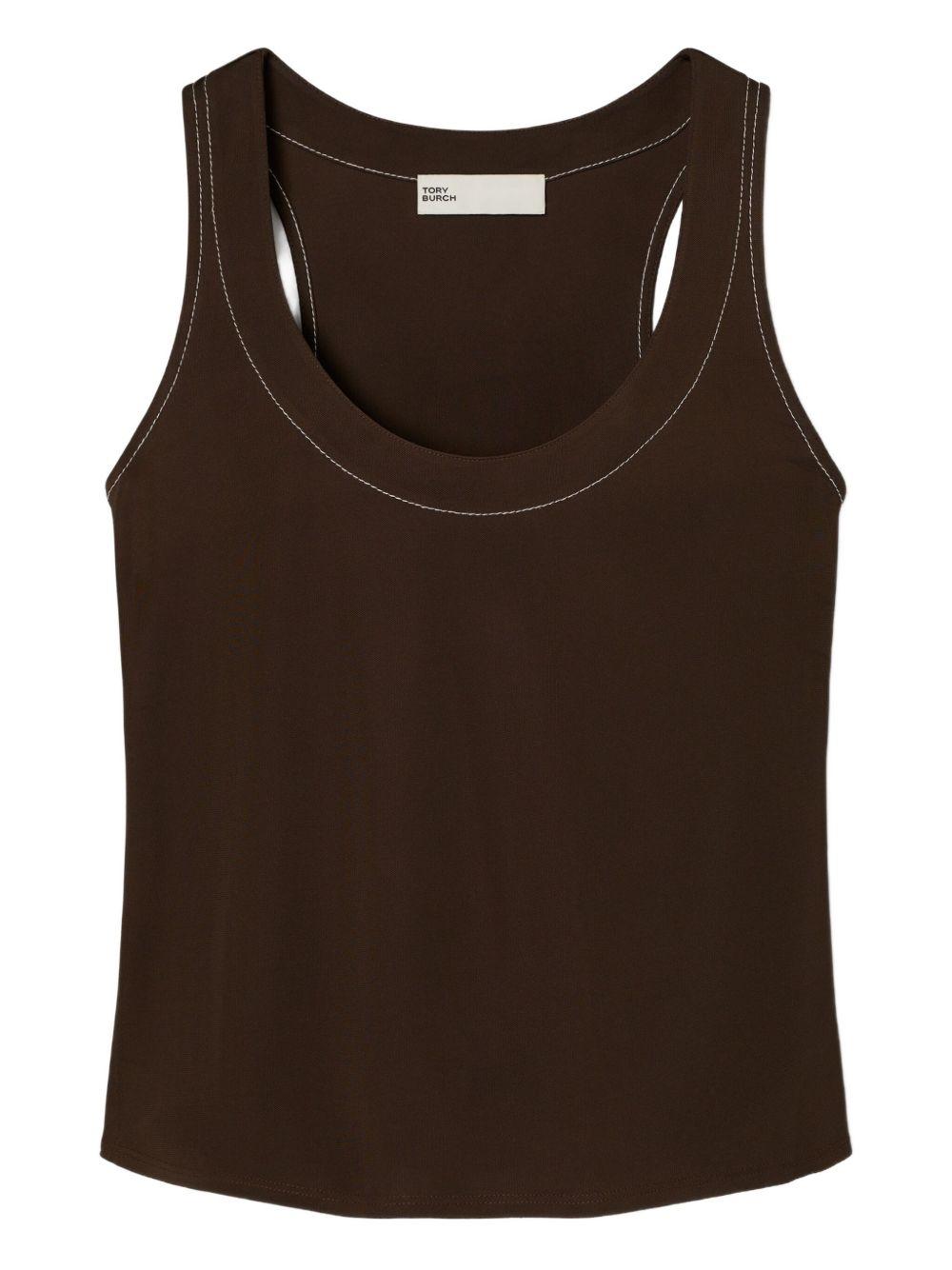 contrast-stitched tank top Product Image