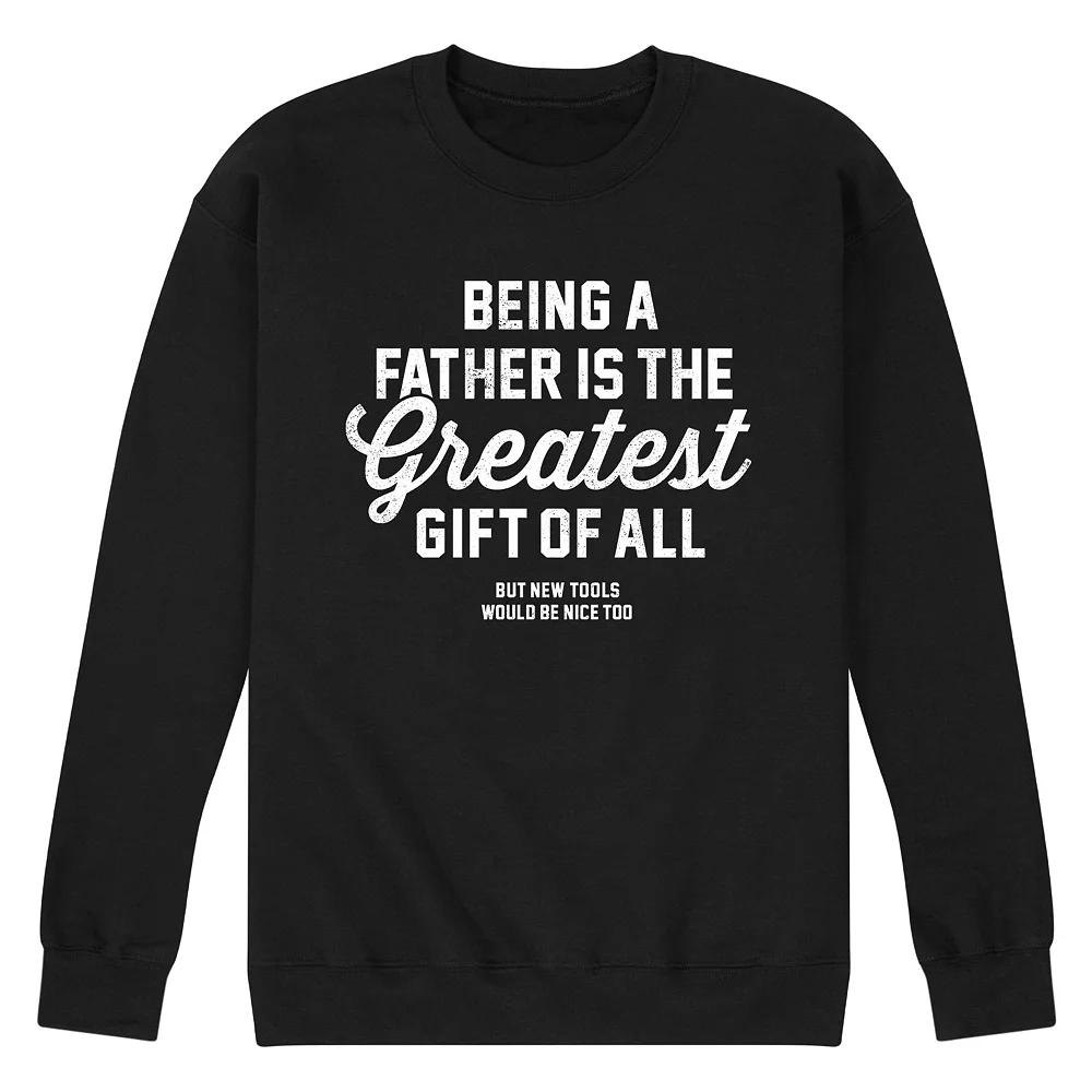 Men's Father Greatest Gift Tools Graphic Sweatshirt,  Product Image