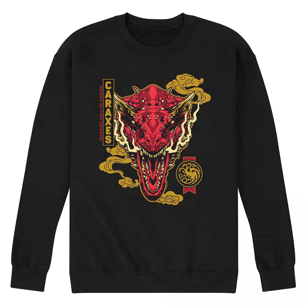Men's House Of Dragon Caraxes Badge Fleece Sweatshirt,  Product Image