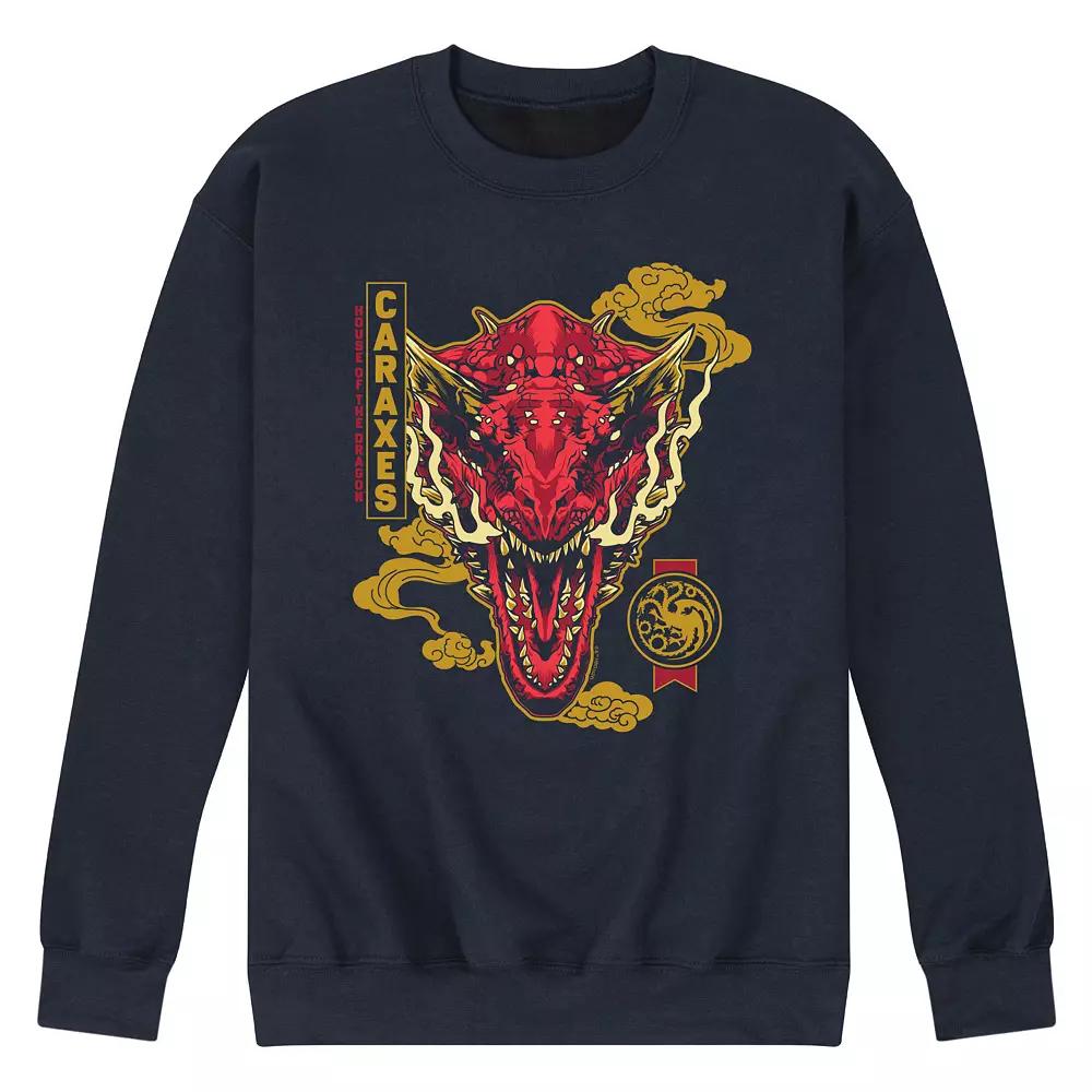 Men's House Of Dragon Caraxes Badge Fleece Sweatshirt,  Product Image