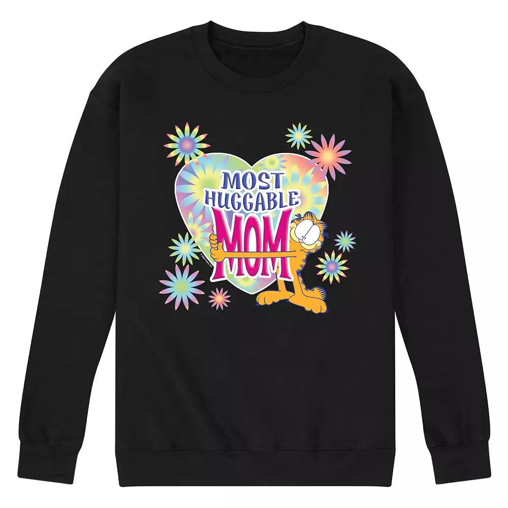 Men's Garfield Most Huggable Mom Graphic Fleece Pullover,  Product Image