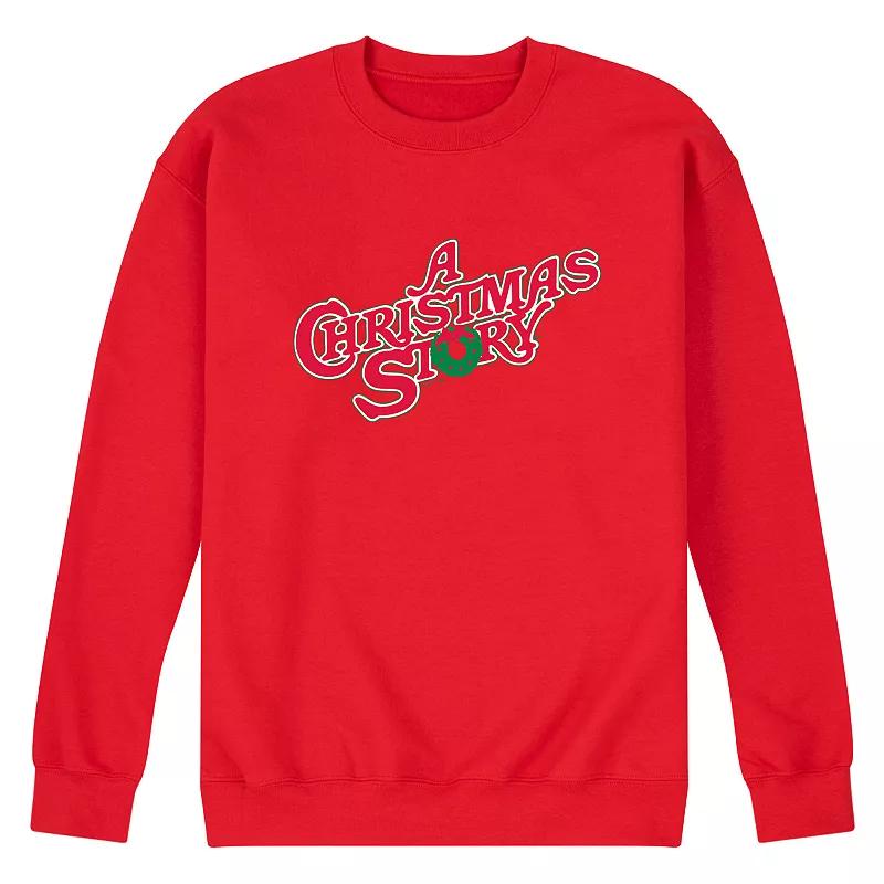 Men's A Christmas Story Logo Fleece Sweatshirt,  Product Image
