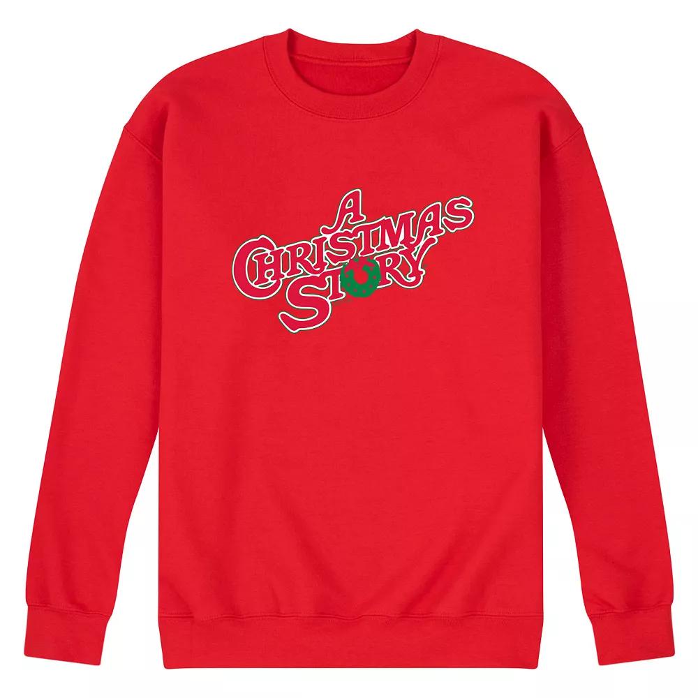 Men's A Christmas Story Logo Fleece Sweatshirt,  Product Image