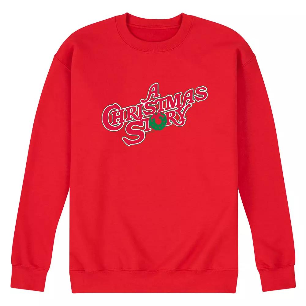 Men's A Christmas Story Logo Fleece Sweatshirt,  Product Image