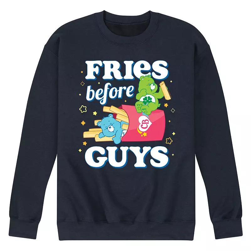 Men's Care Bears Fries Before Guys Fleece Sweatshirt,  Product Image