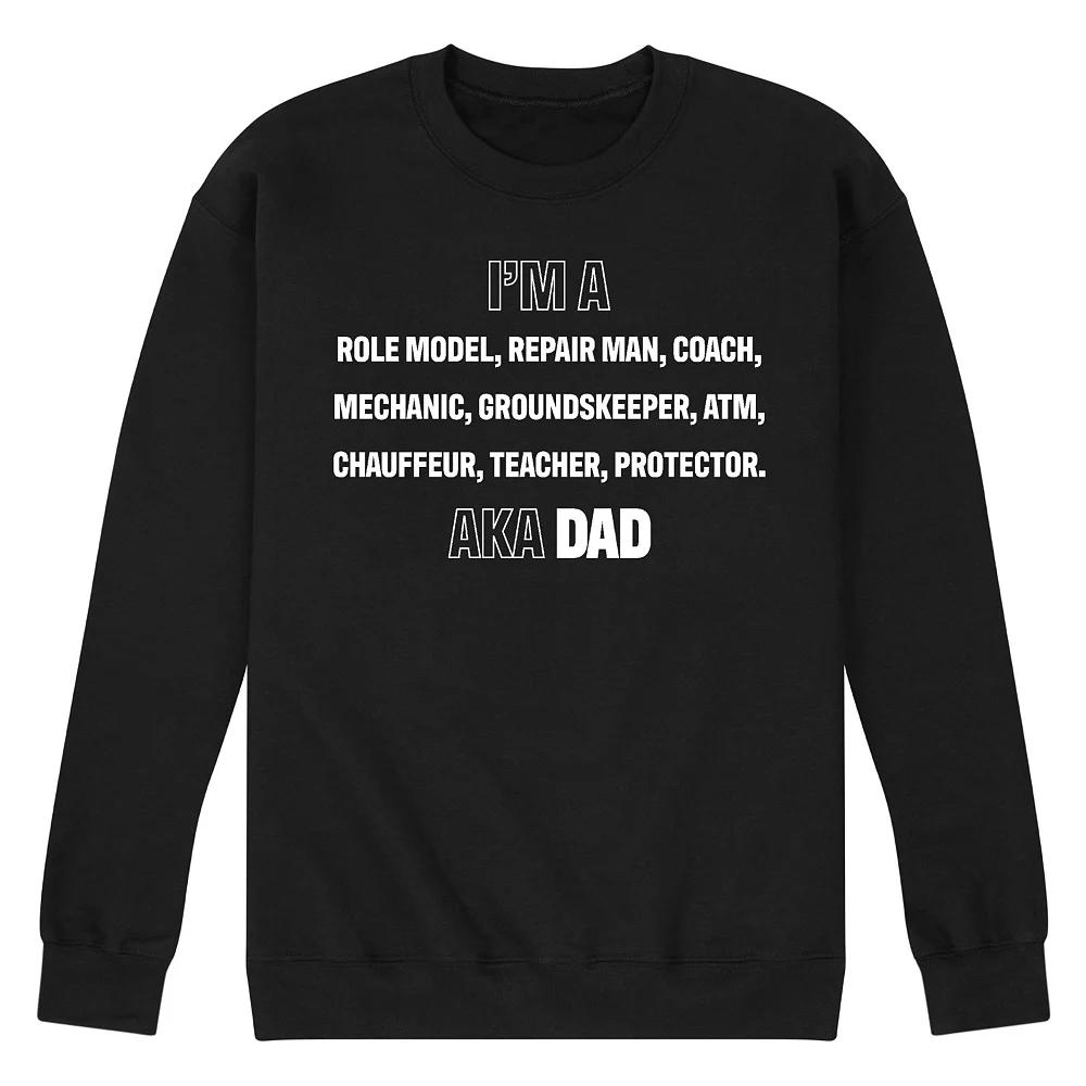 Men's I'm A Dad List Fleece Sweatshirt,  Product Image