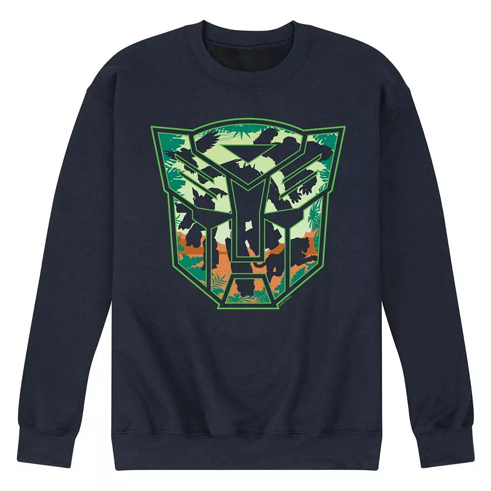 Men's Transformers Autobot Jungle Logo Fleece Sweatshirt,  Product Image