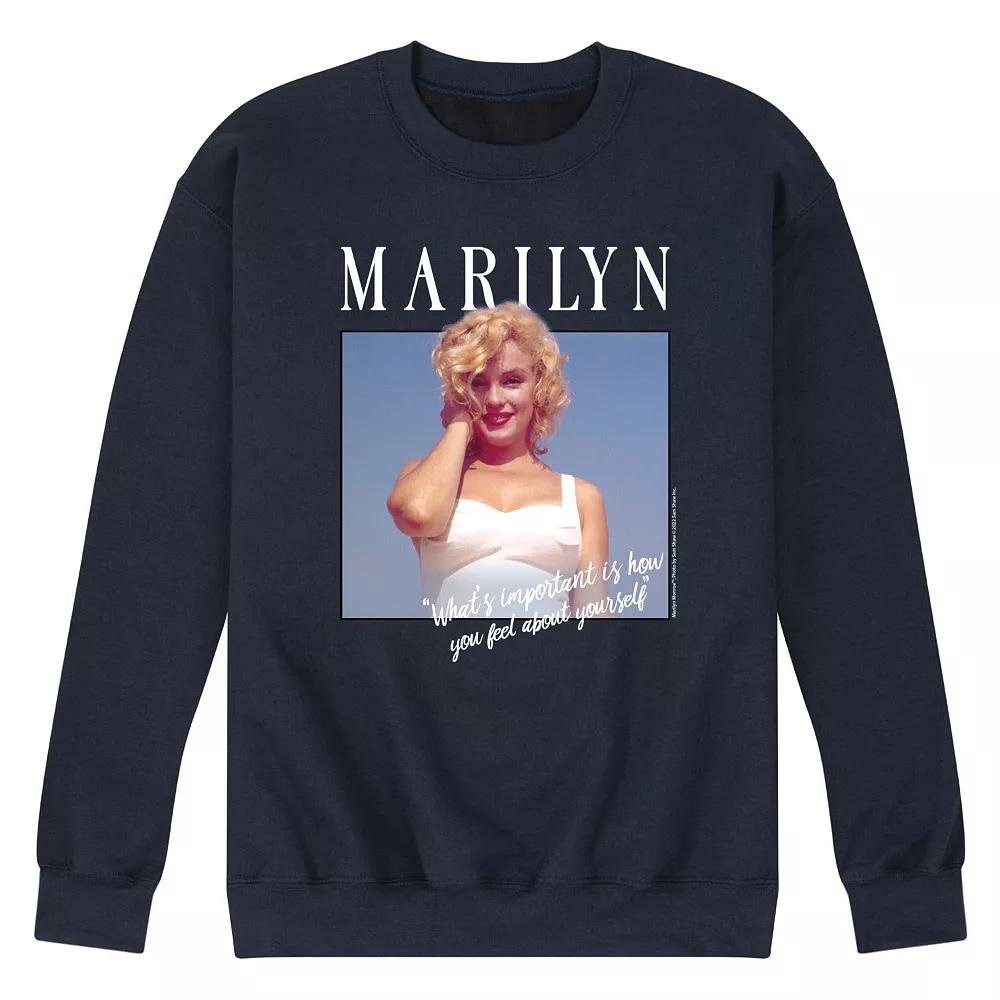 Men's Marilyn Monroe Whats Important Sweatshirt,  Product Image