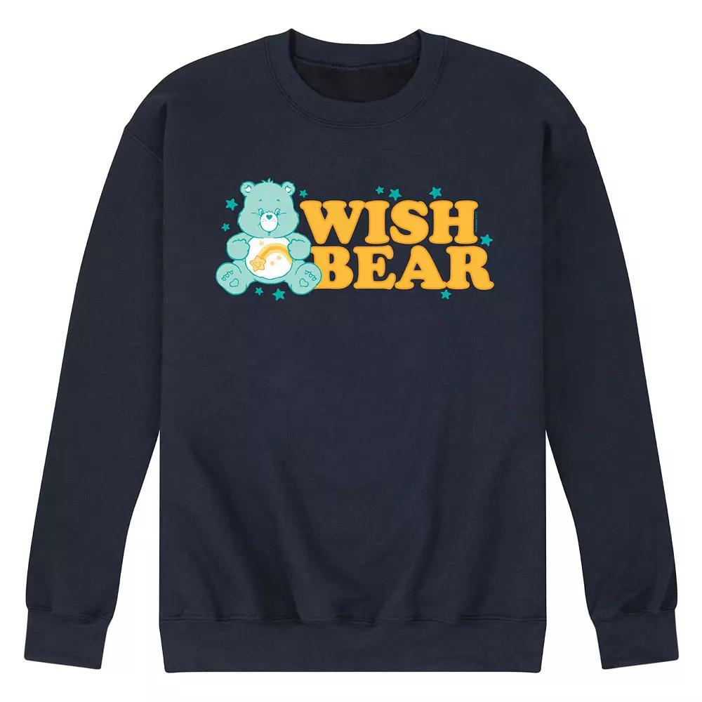 Men's Care Bears Wish Bear Fleece Sweatshirt,  Product Image