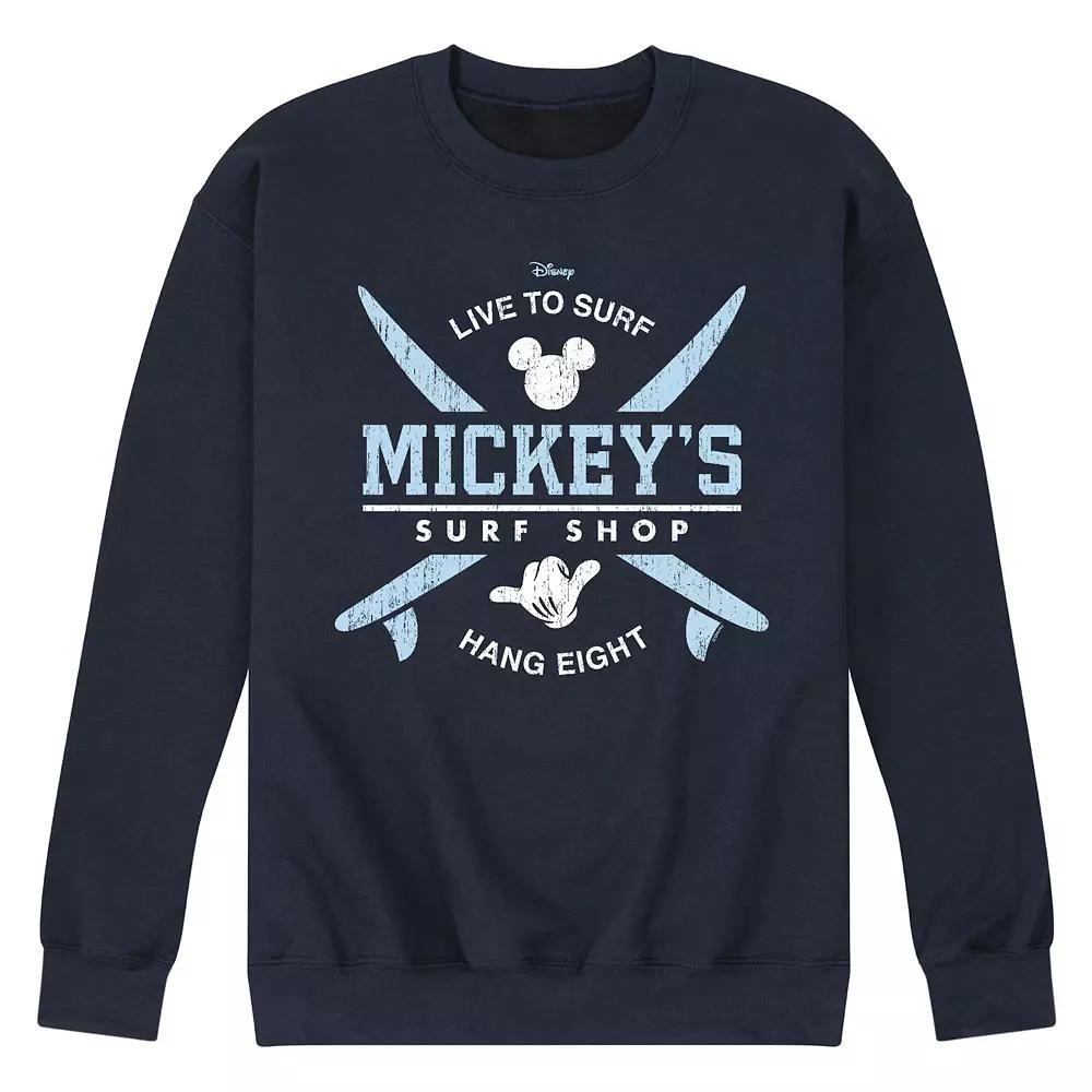 Disney's Mickey Mouse Men's Surf Shop Fleece Sweatshirt,  Product Image