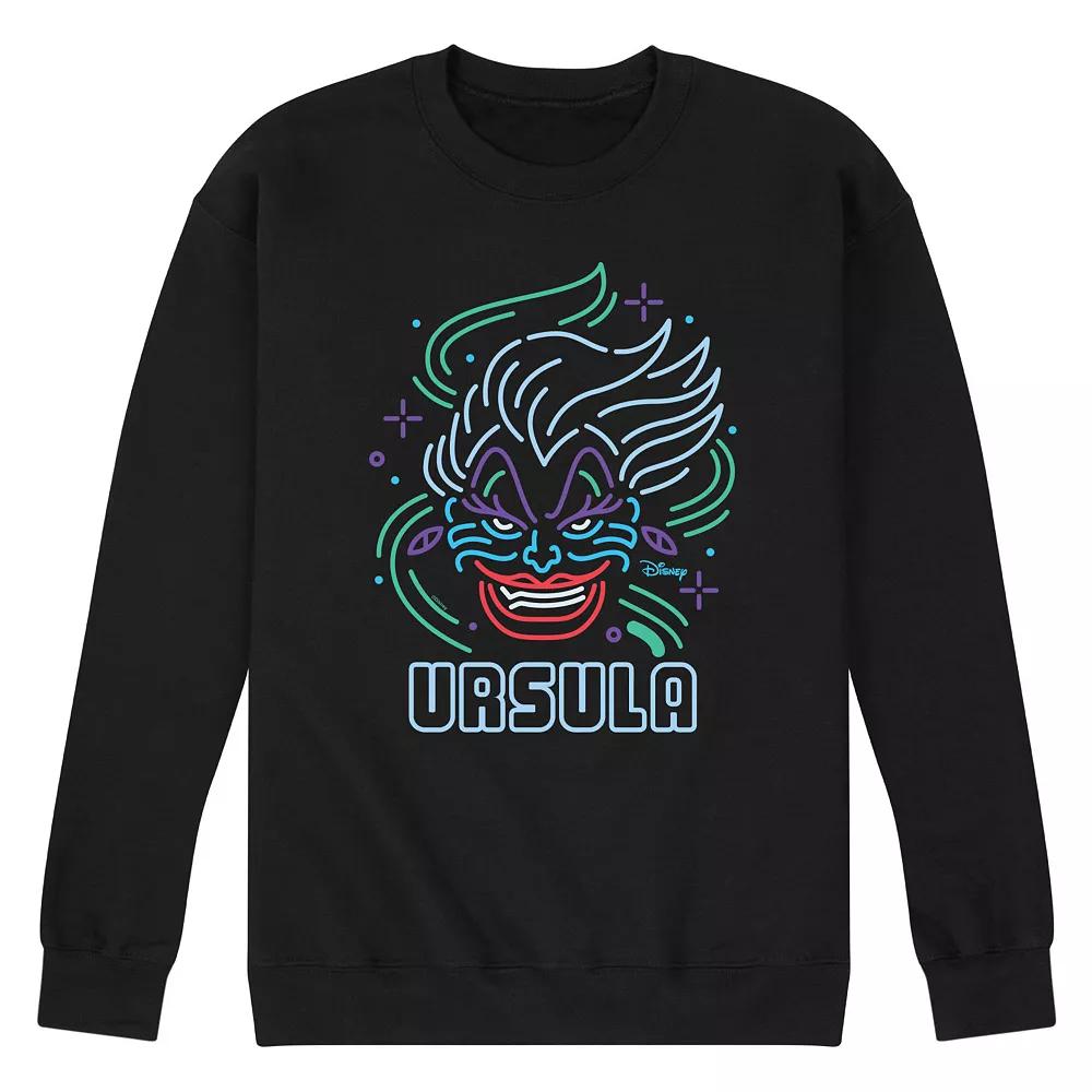 Disney Villains The Little Mermaid Ursula Men's Neon Fleece Sweatshirt,  Product Image