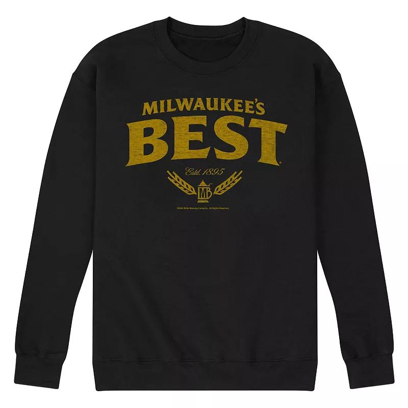 Men's Milwaukee's Best Distressed Logo Fleece Sweatshirt,  Product Image