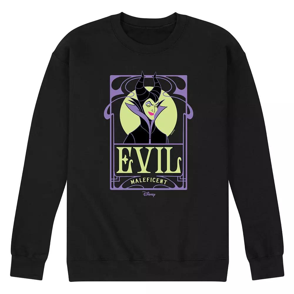 Disney Villains Men's Evil Maleficent Fleece Graphic Tee,  Product Image