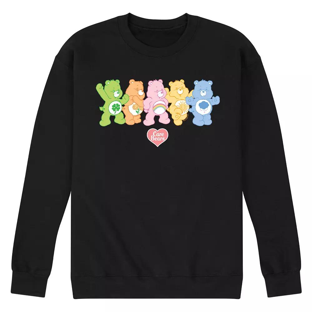 Men's Care Bears Lineup Fleece Sweatshirt,  Product Image