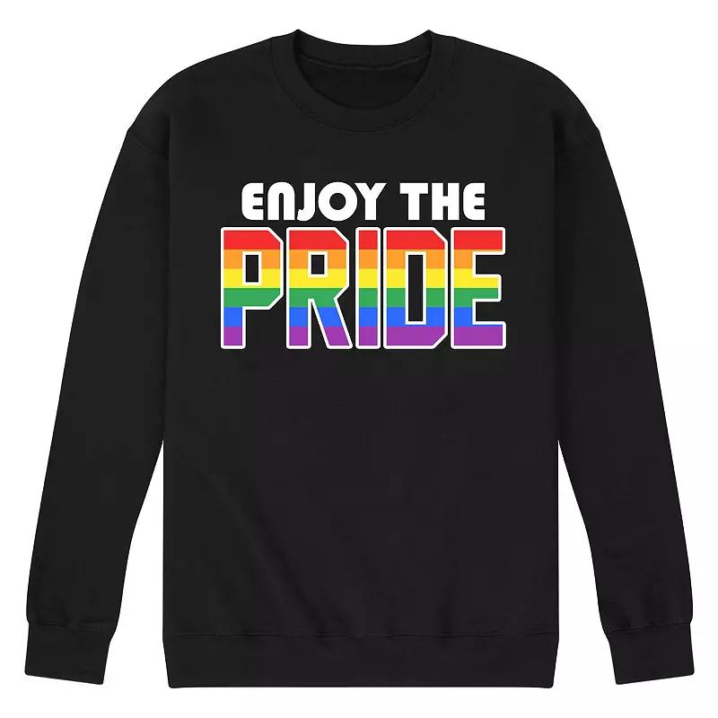 Men's Enjoy The Pride Fleece Sweatshirt,  Product Image