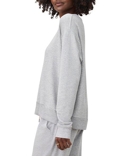 Splendid Supersoft Crew Neck Long Sleeve Pullover Shirt Product Image