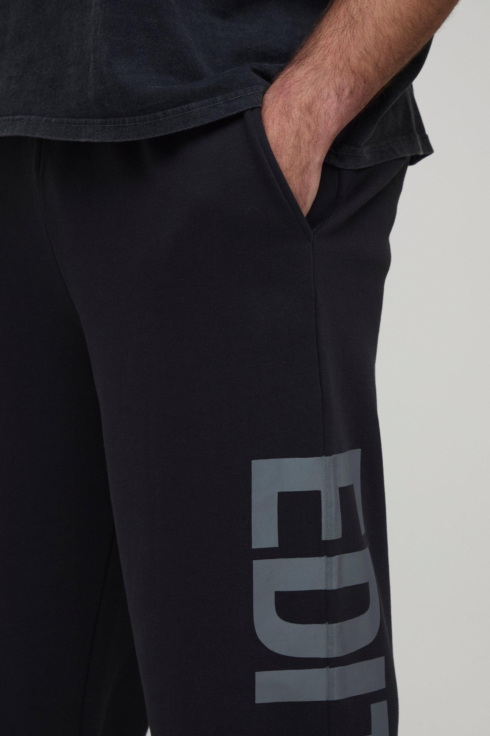 Plus Edition Print Relaxed Sweatpants | boohooMAN USA Product Image