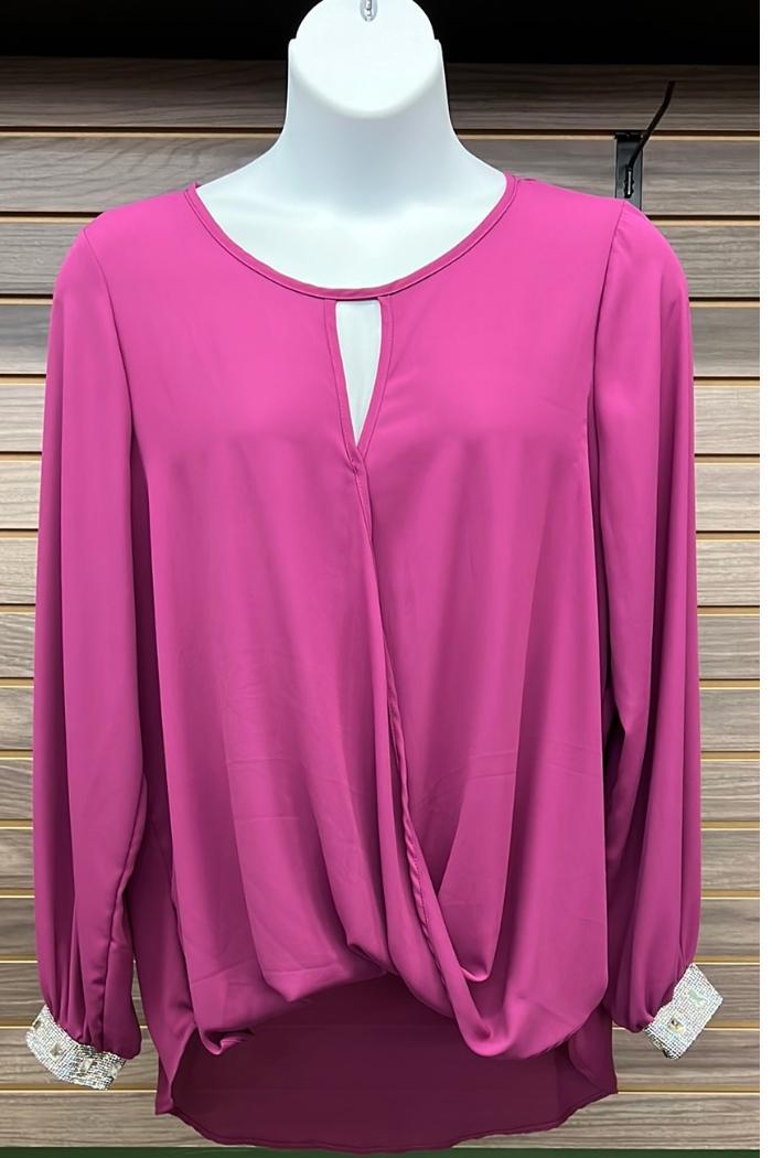 Plus Long Sleeve with Sequins Product Image