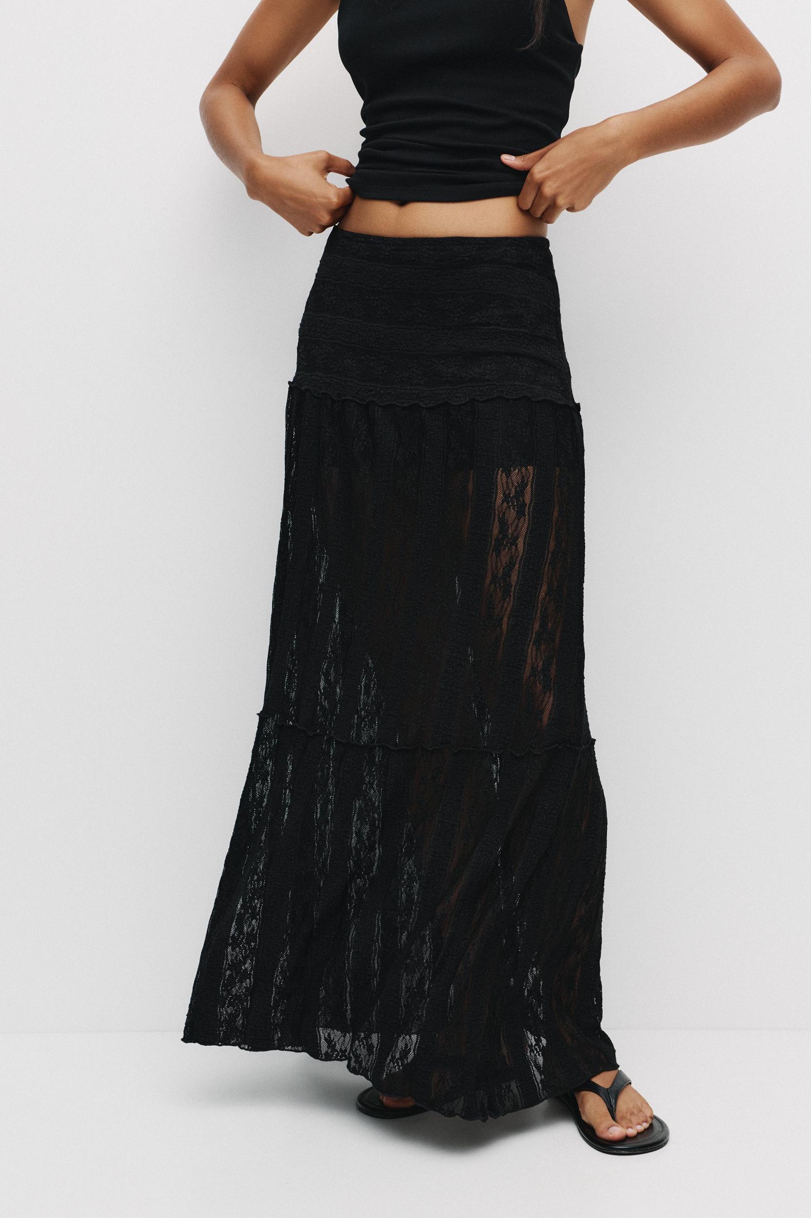 Lace midi skirt Product Image