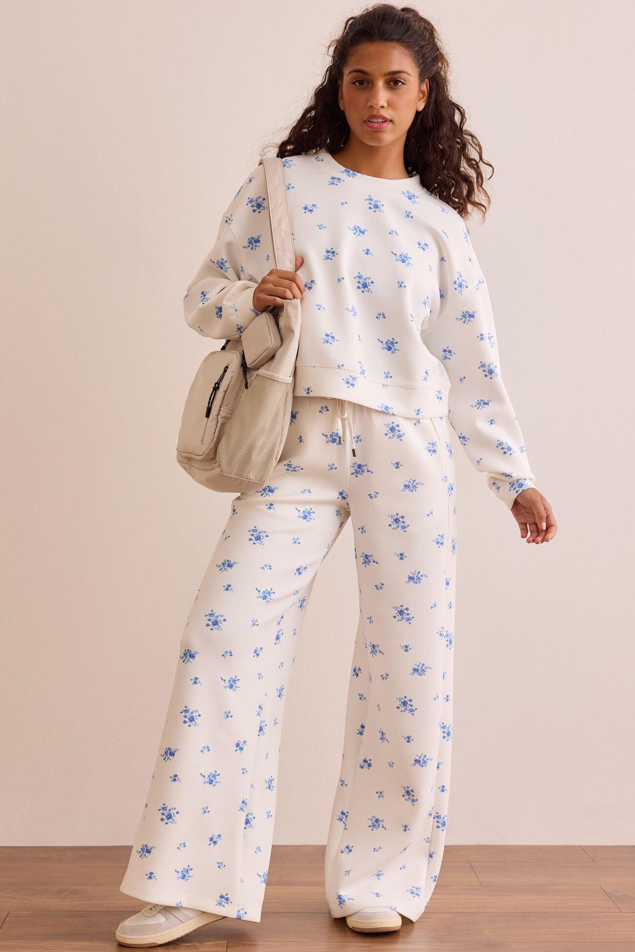 Floral Supersoft Crew Pullover Product Image