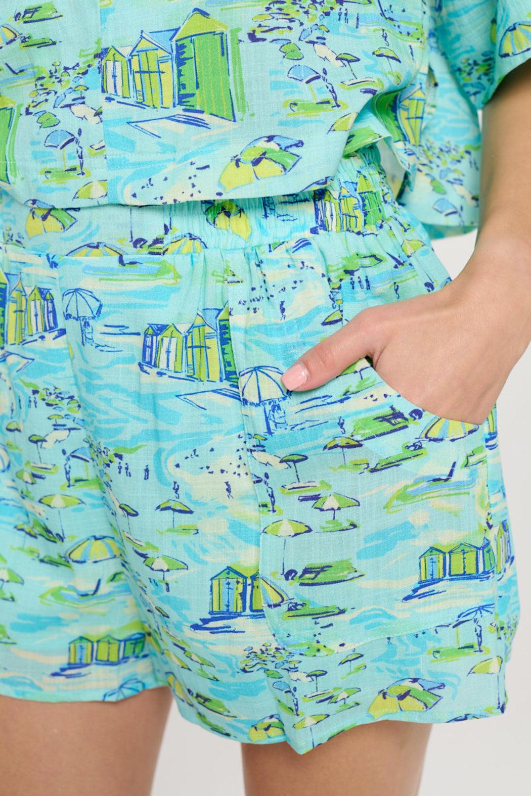 Azure Shoreline Shorts Product Image