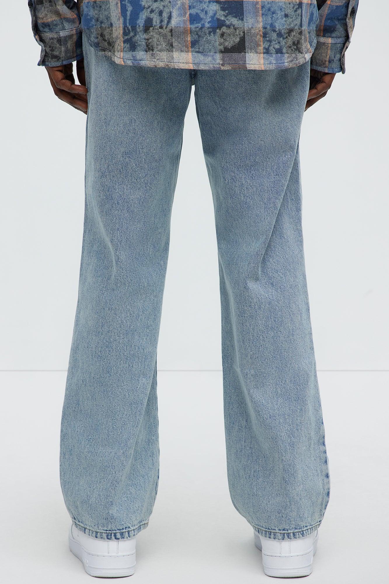 Dean Straight Jeans - Light Blue Wash Product Image