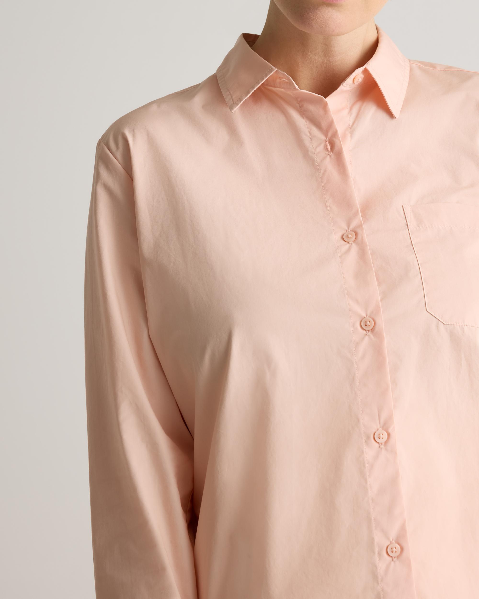 Quince | Women's Poplin Maternity Long Sleeve Shirt Organic Cotton Product Image