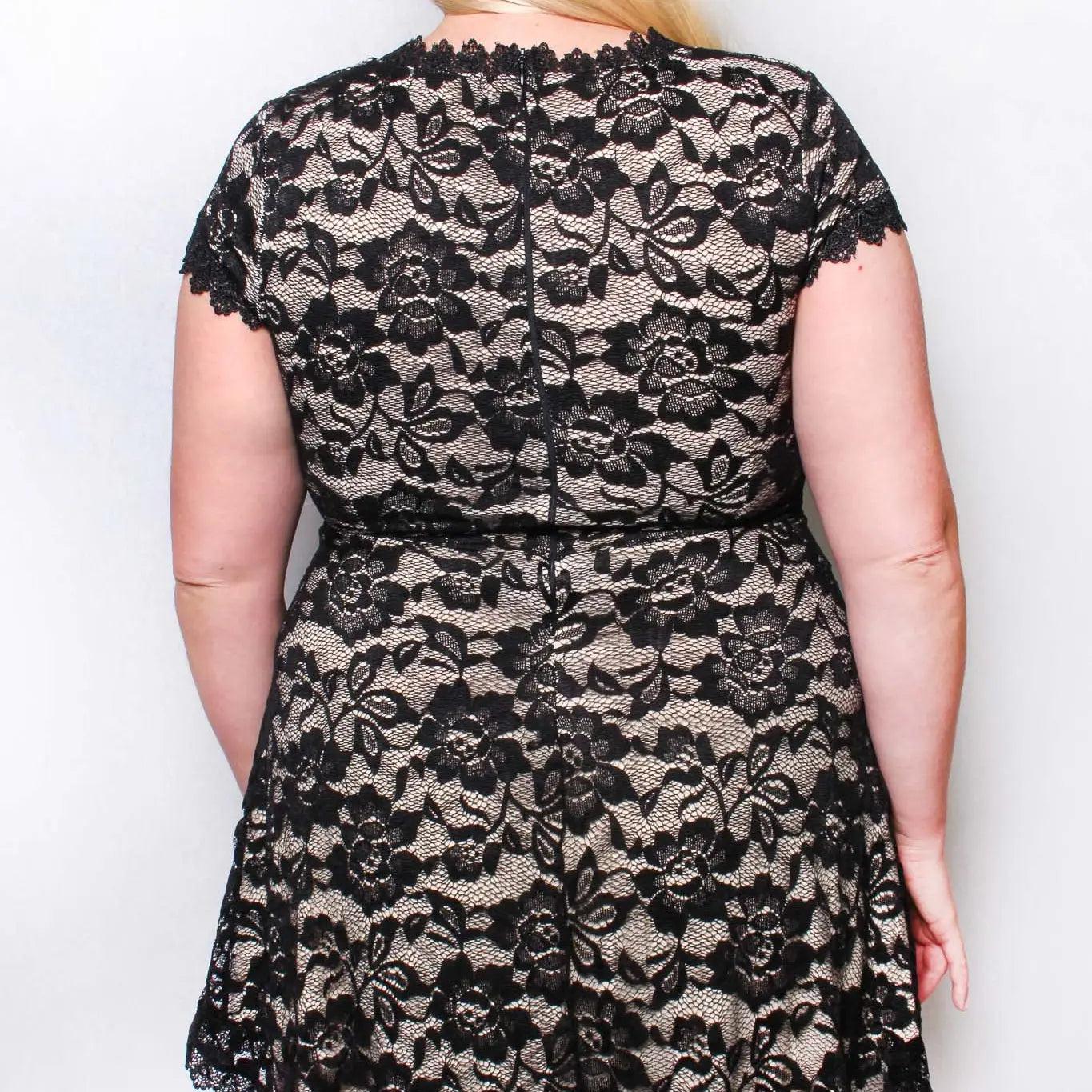 Women's Plus Size Bodycon Lace Dress Product Image