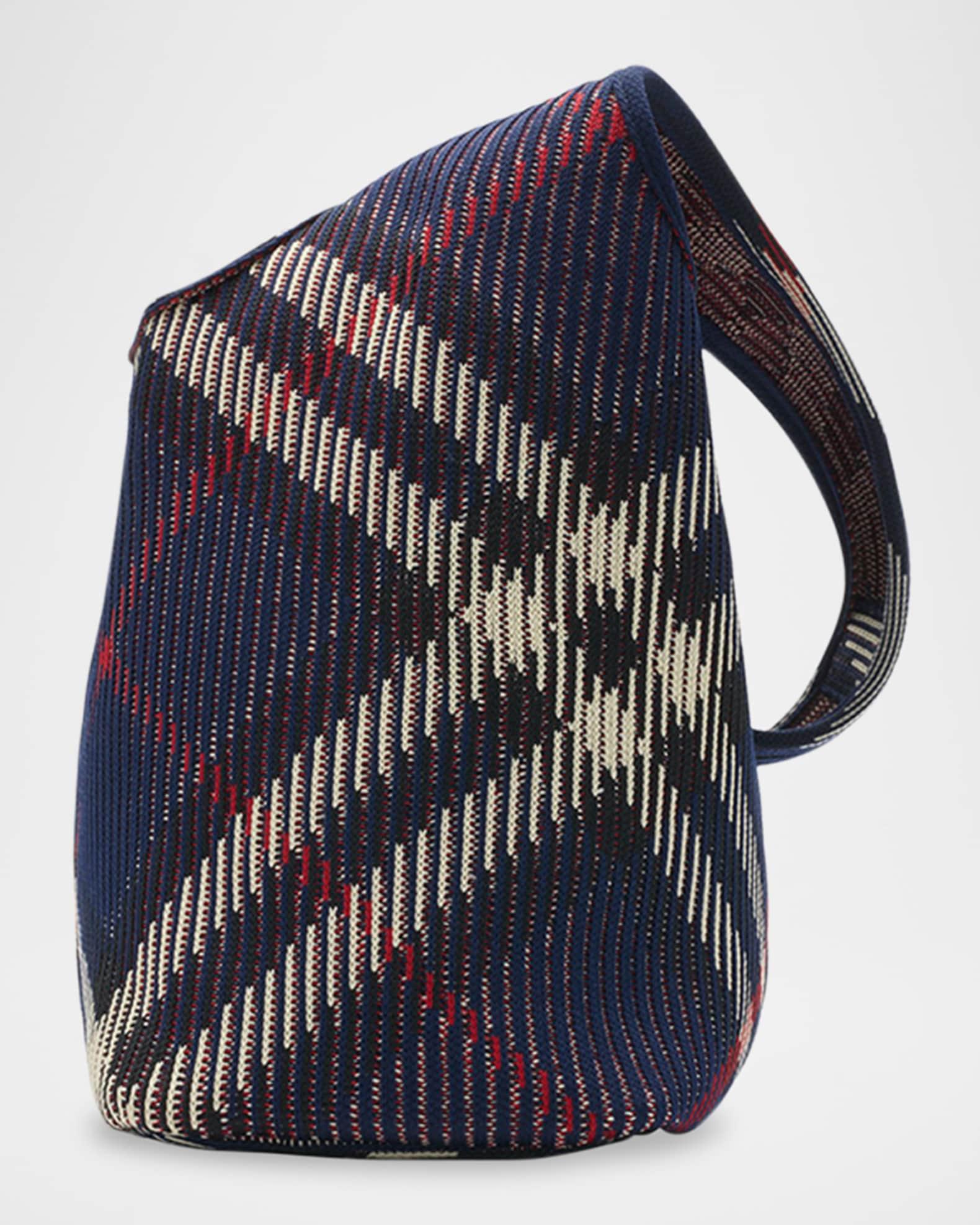 Small Check Knit Shoulder Bag Product Image