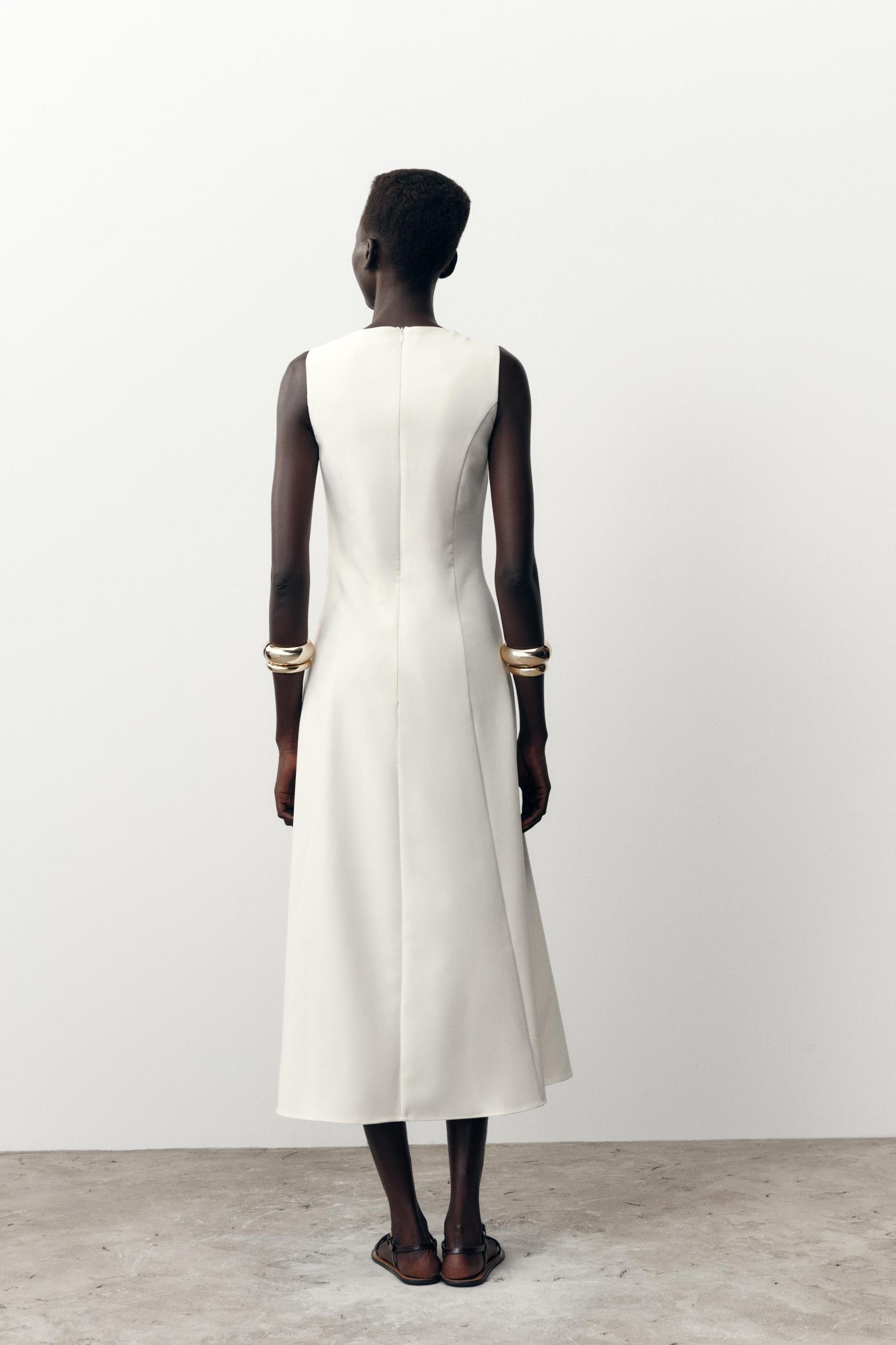 MIDI BELTED DRESS Product Image