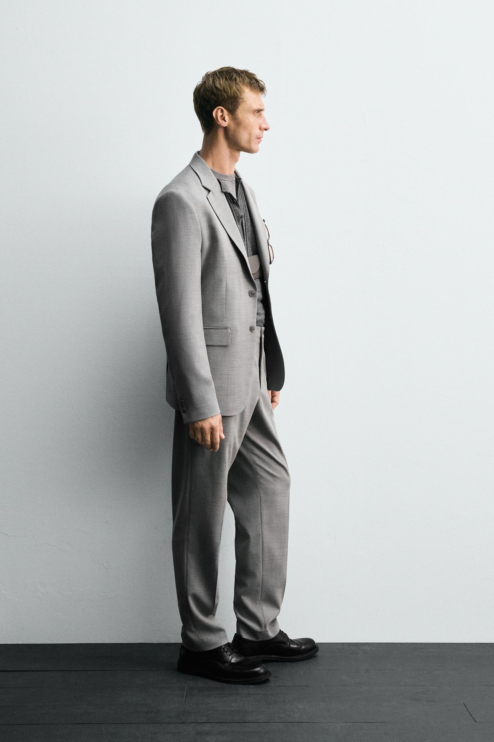 TEXTURED SUIT BLAZER Product Image