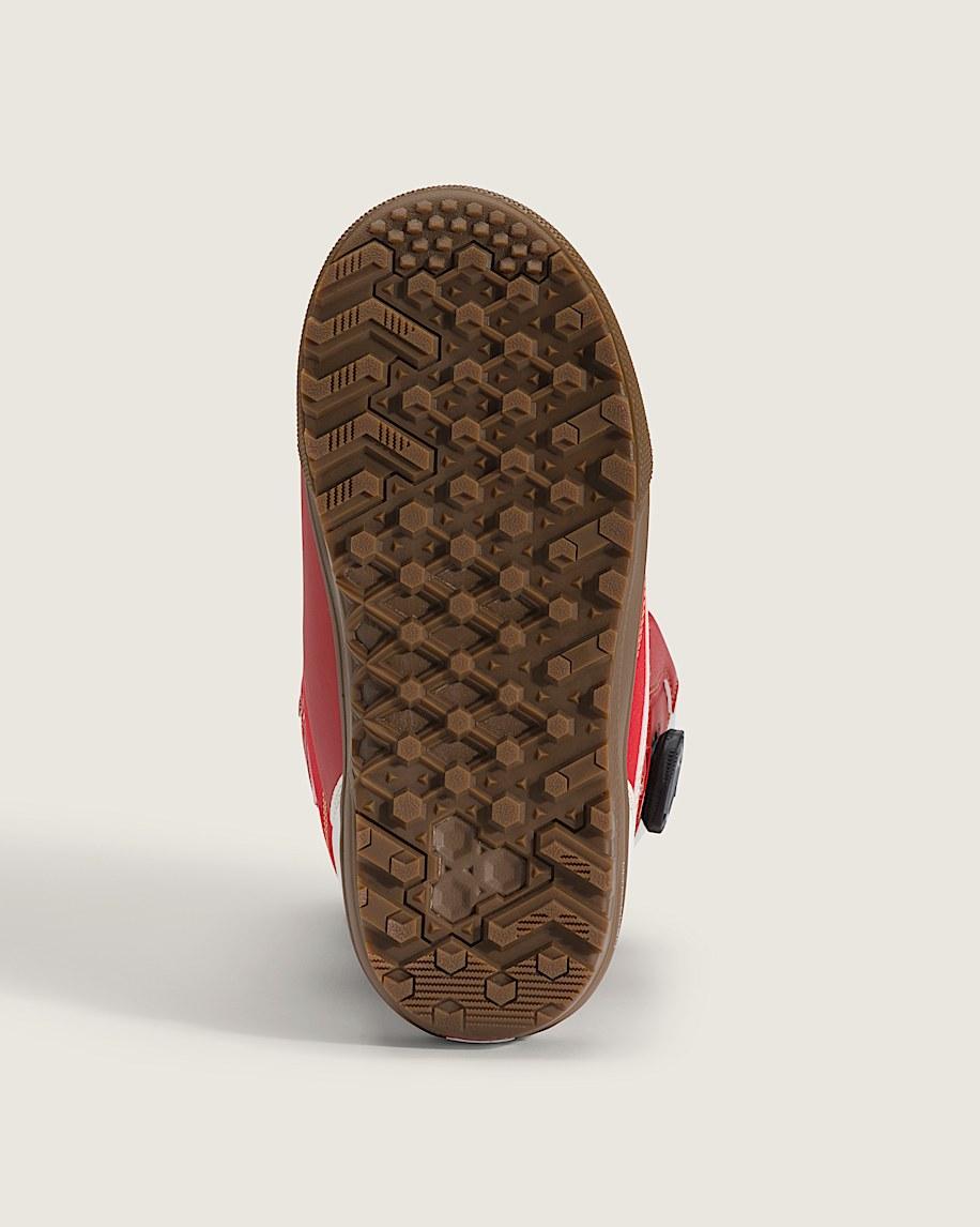 Women's Encore Pro X Mia Brookes Snowboard Boot in Racing Red / Marshmallow White| Vans US Product Image