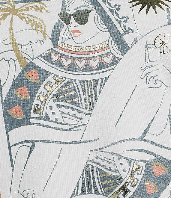 Lucky Brand Surf Queen Classic Crew Neck Short Sleeve Tee Shirt Product Image