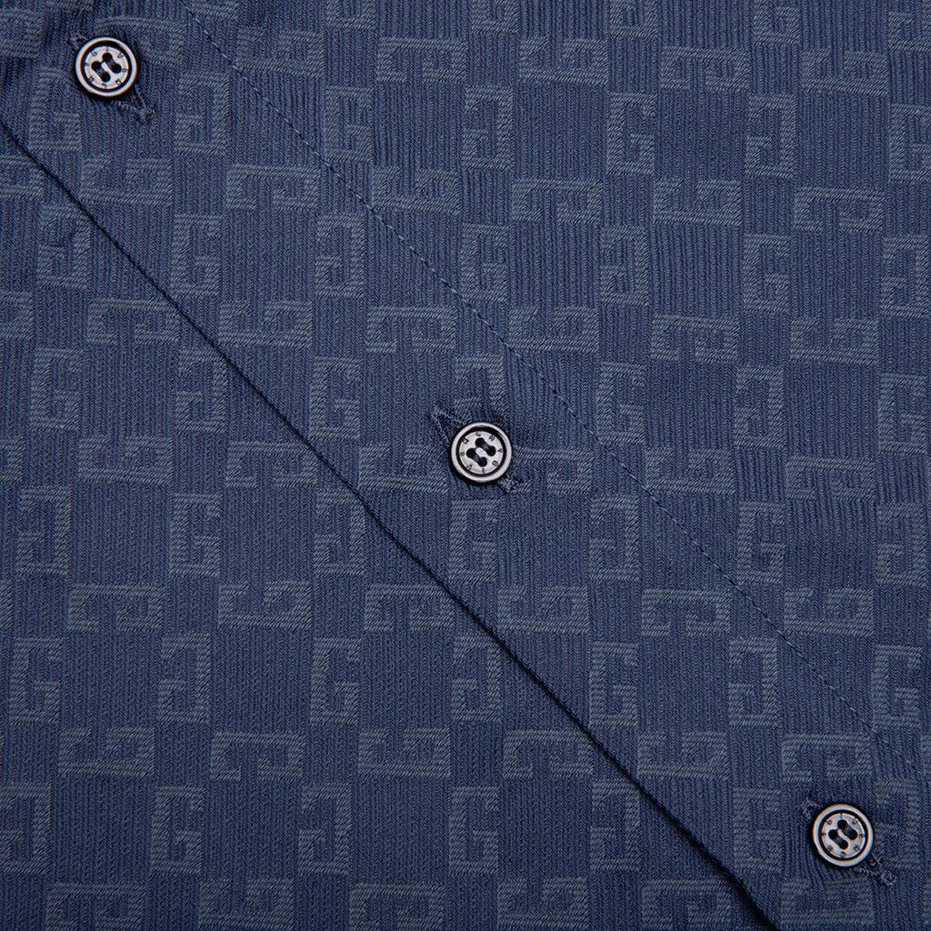 Fluid Viscose Shirt - Black Male Product Image