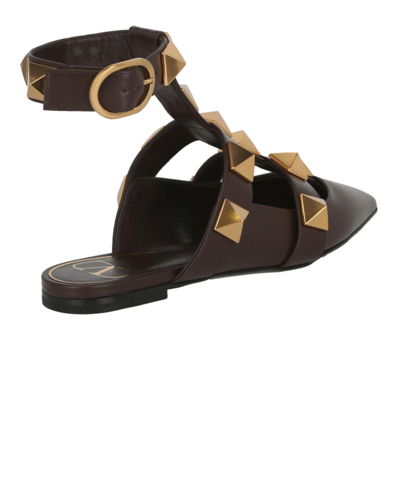 Valentino Roman Stud Ballerina Shoes Female Product Image