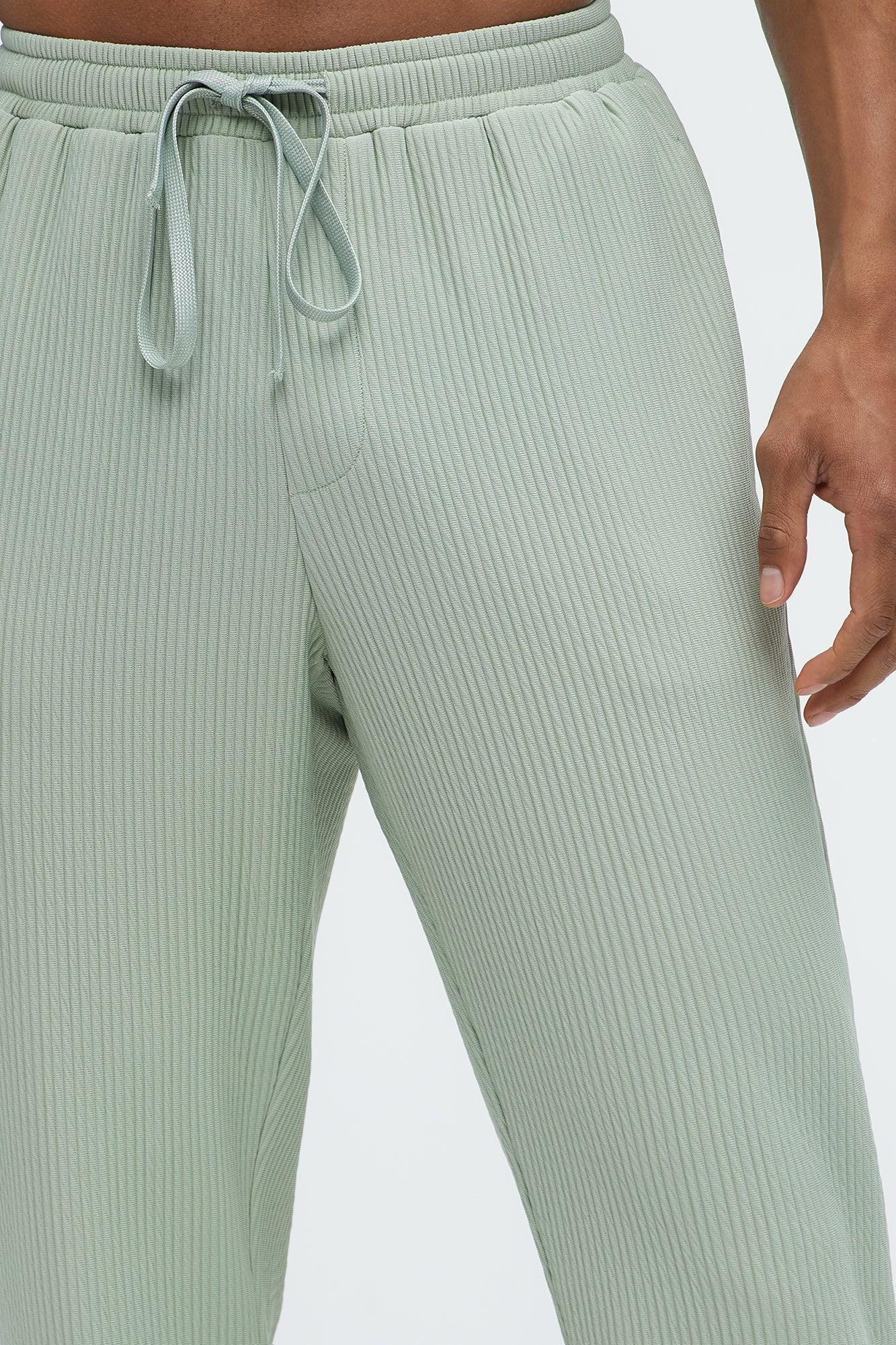 Show Up Slim Slit Pants - Sage Product Image