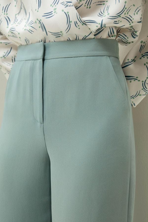 LILYSILK Silk Trousers - Womens - Royal Blue 100% Organic Silk - High-Quality Wide Leg Pants 16 Product Image