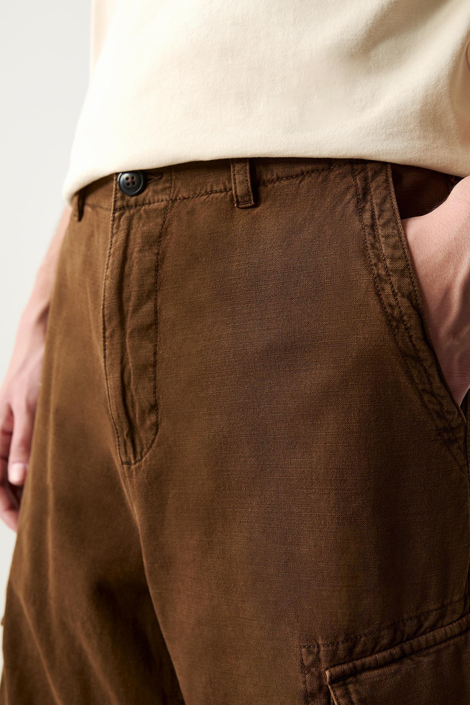Washed baggy cargo pants Product Image