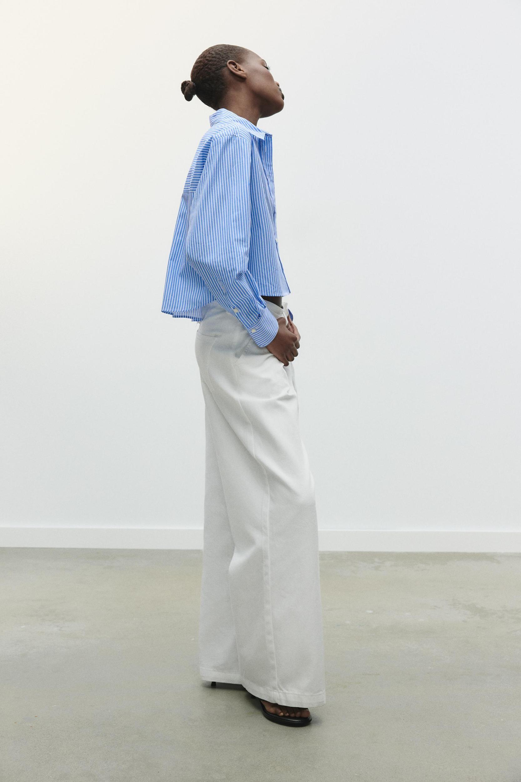 POPLIN CROPPED TOP Product Image