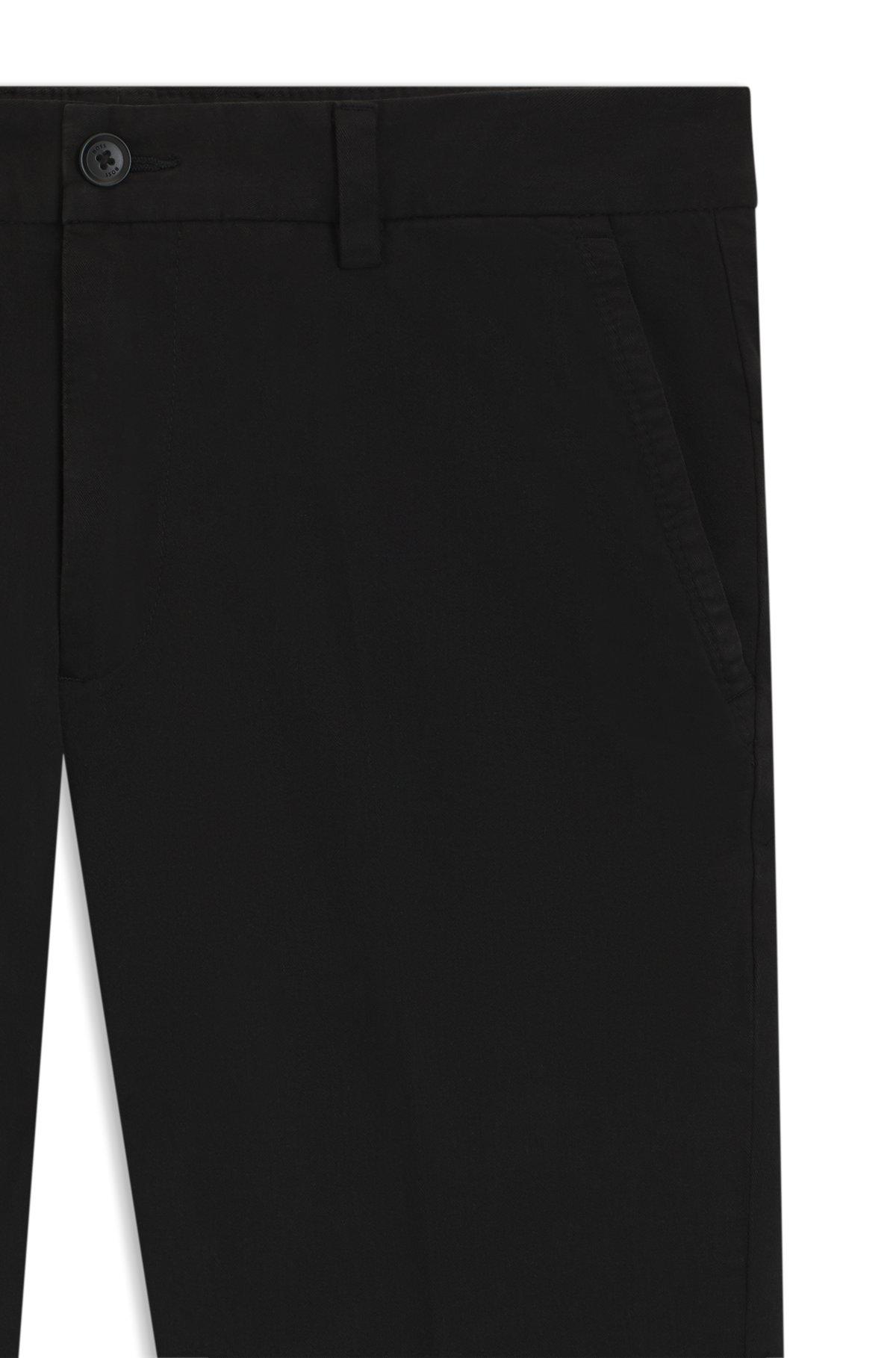 Slim-fit trousers in stretch-cotton twill Product Image