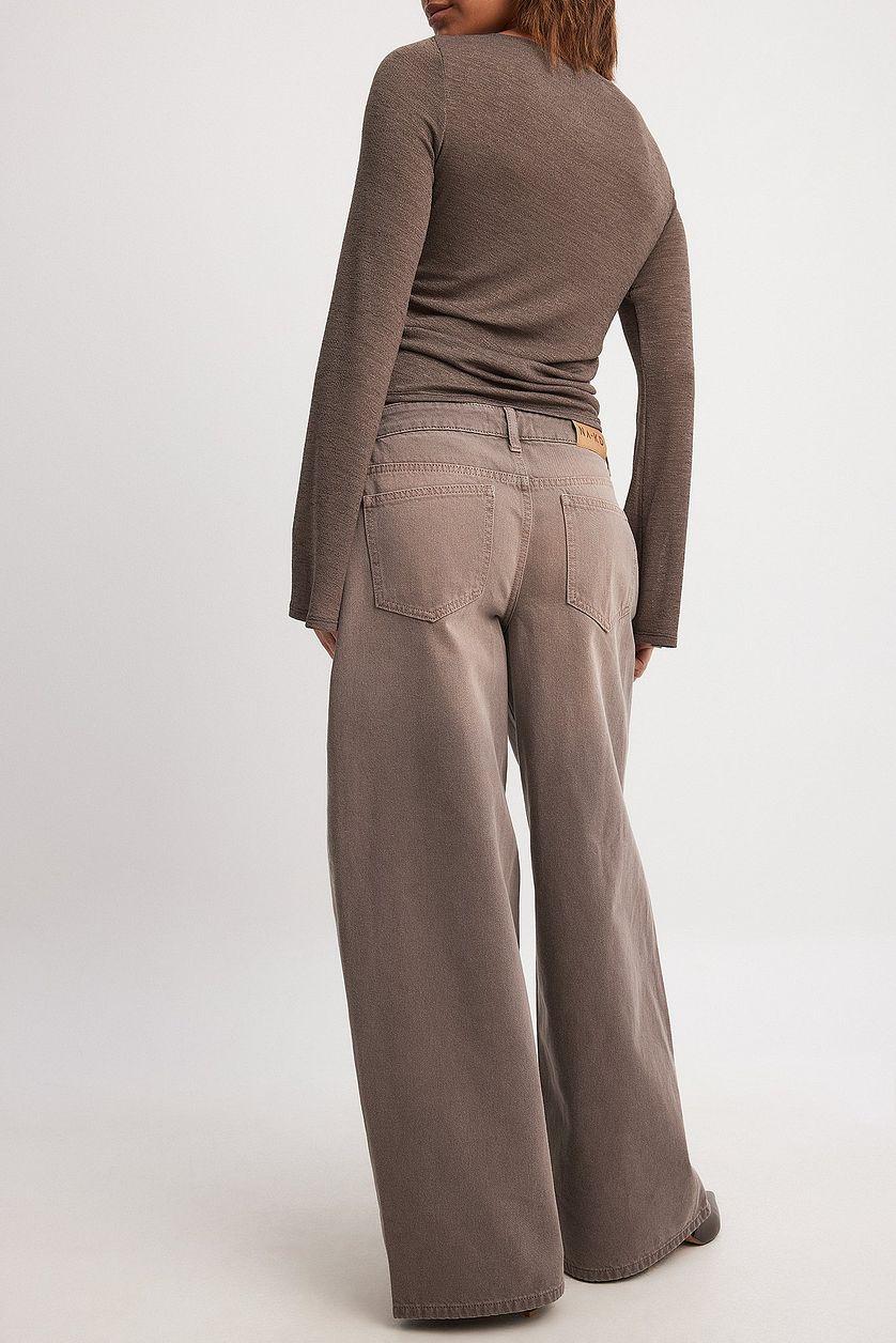 Loose Mid Waist Jeans Product Image