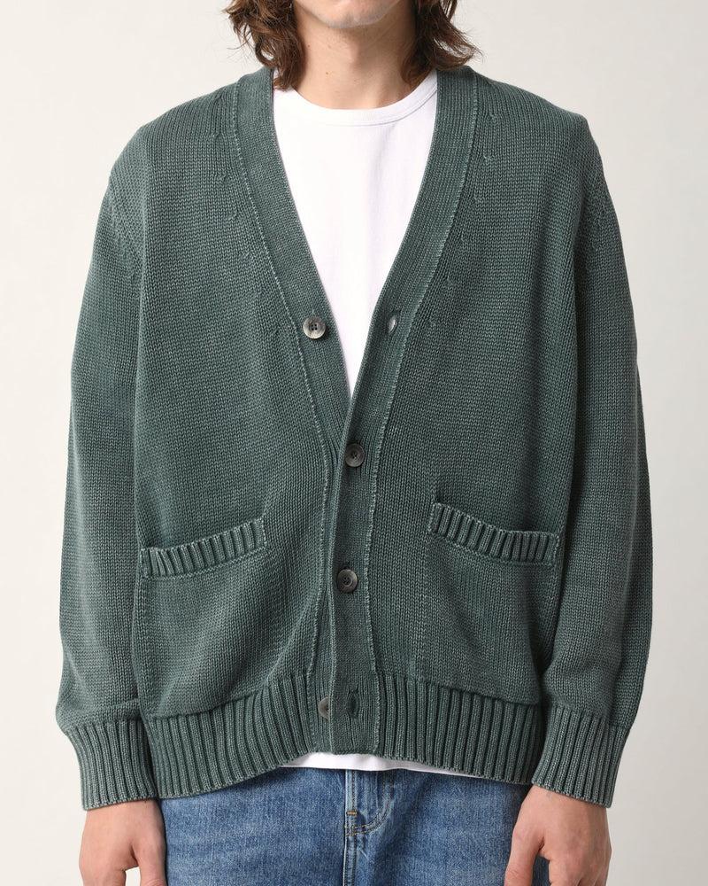 Acid Wash Cardigan - Midnight Product Image