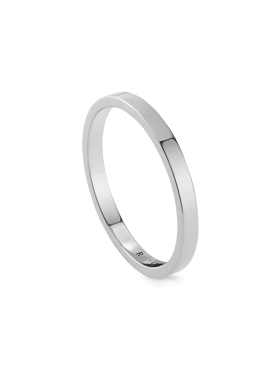 Womens Berbere Platinum Wedding Band Product Image