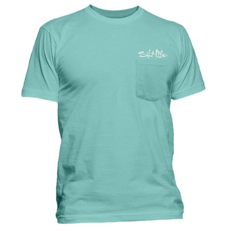 SALE Salt Life® Men's S/S Aruba Blue Private Island T-Shirt Product Image