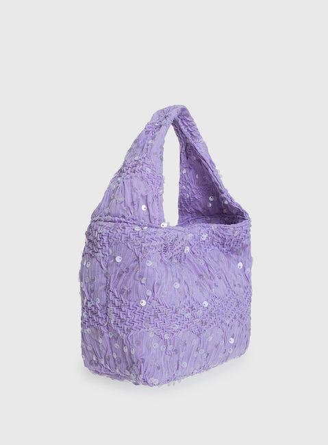 Pick Sides Sequin Bag Purple Product Image