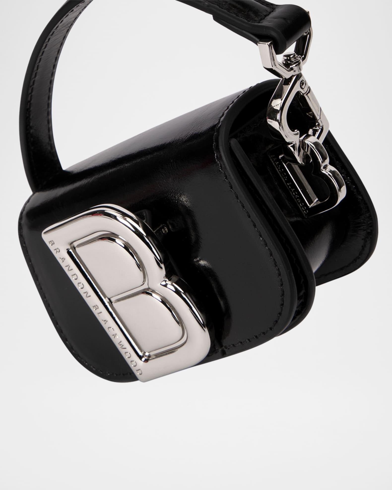 Click Shiny Leather Top-Handle Bag Product Image